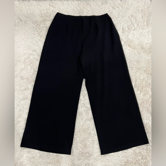 Lane Bryant Journey Wide Leg High-Rise Pants Plus Size 18 Black Stretch Office - Picture 4 of 6